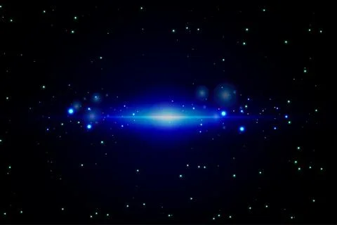 Galaxy background wallpaper Stock Illustration