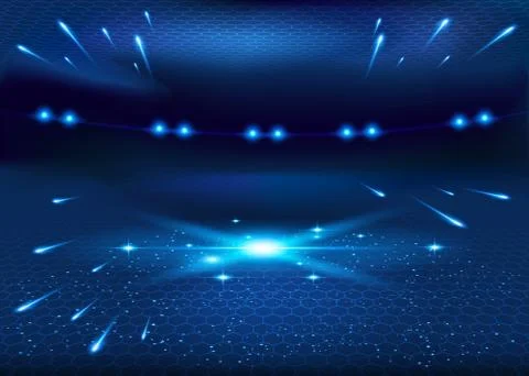 Galaxy birth - abstract vector background Stock Illustration