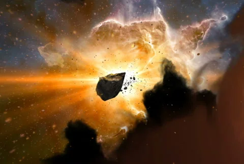 Galaxy Birth Stock Footage 34535966