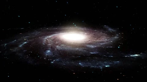 Galaxy With Customization Stock Footage 46758291