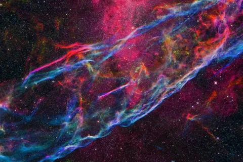 Galaxy in deep space. Elements furnished by NASA Foto stock