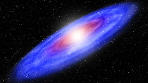 Galaxy in deep space high resolution texture background Illustrazione stock