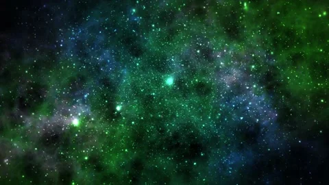 Galaxy exploration through outer space Video stock 171726268