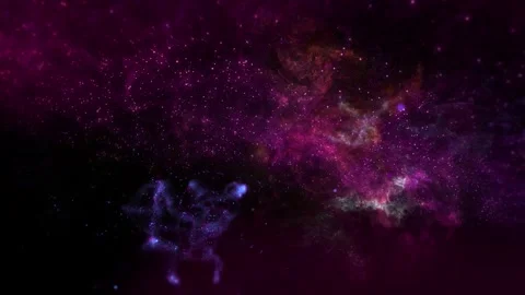 Galaxy exploration through outer space 4K Stock Footage 253268344