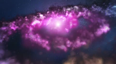 Galaxy Fly Through Stock Footage 21782684