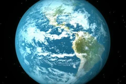 Galaxy fly through NTSC Video stock 110735