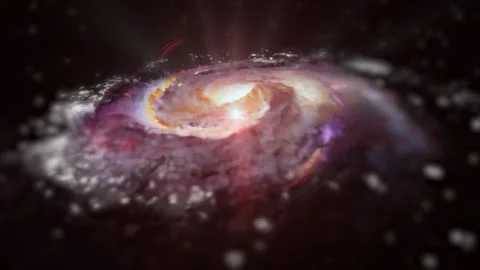 A galaxy Stock Footage 325574694