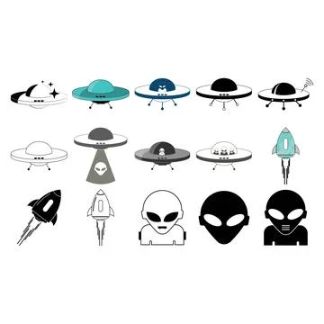 Galaxy icon vector element Stock Illustration