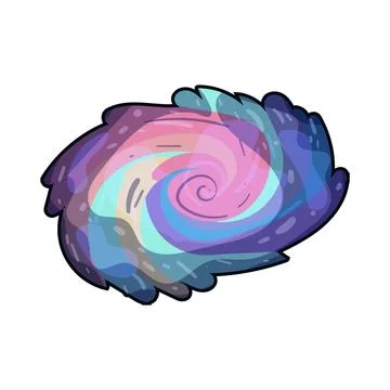 Galaxy illustration Stock Illustration