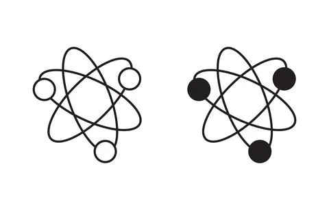 Galaxy linear thin line icon graphics. Galaxy vector set use for web ui or ap Illustrazione stock