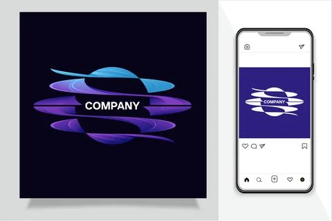 Galaxy logo Stock Illustration