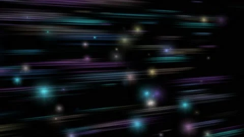Galaxy motion background shining line and dot particles Vídeo Stock 135246452