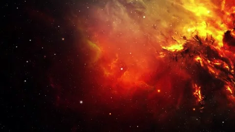 Galaxy nebula and stars in outer space Stock Footage 328089430