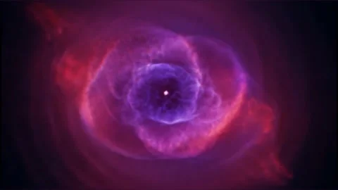 Galaxy Nebula Eye Background Stock Footage 164575341