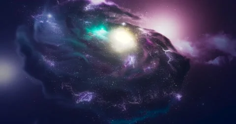 Galaxy Nebula Stock Footage 181834138