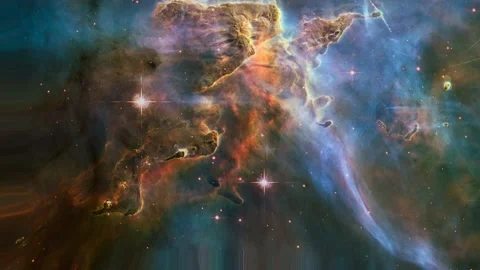 Galaxy nebula supernova outer space Big Bang explosion Milky Way Universe Stock Footage 201279039