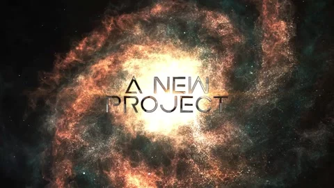 Galaxy Opener Titles Stock After Effects