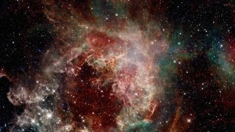 Galaxy in outer space. Elements of this Image Furnished by NASA Stock Photos