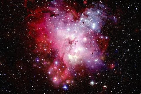Galaxy in outer space. Elements of this image furnished by NASA Foto stock