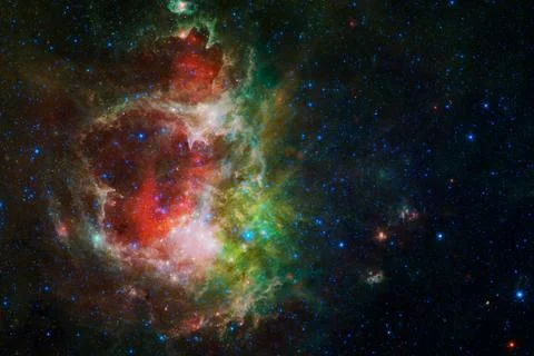 Galaxy in outer space. Elements of this image furnished by NASA 写真素材