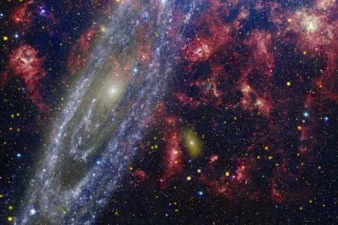 Galaxy in outer space. Elements of this image furnished by NASA Stock Photos