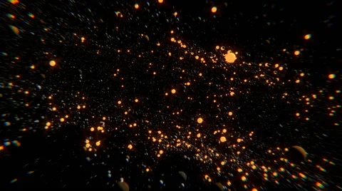 Galaxy - Planets 3D animation (HD) Stockbeeldmateriaal 49174278