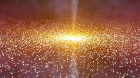 Galaxy rotating Stock Footage