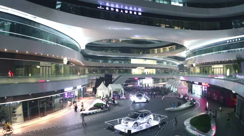 Galaxy soho at night HD. Stock-Footage 40476735