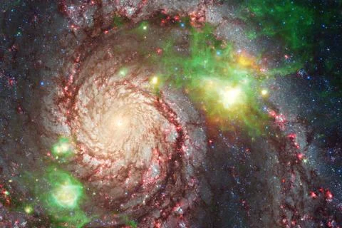 Galaxy somewhere in outer space. Elements of this image furnished by NASA Photos