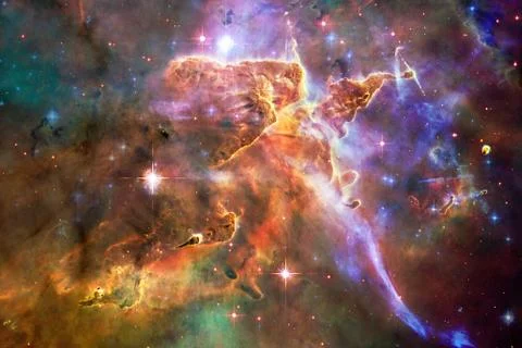 Galaxy somewhere in outer space. Elements of this image furnished by NASA Stock Photos