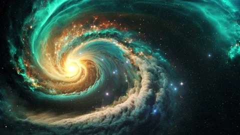 Galaxy in space 4K Stock Footage 233244289