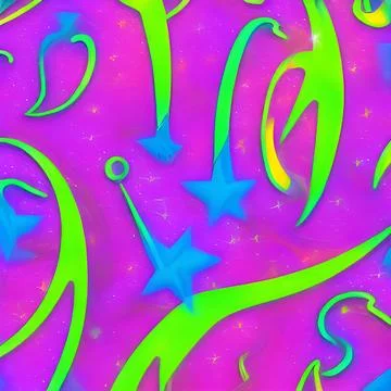Galaxy space draw abstract background, nebula light sky, random element pat.. Stock Illustration