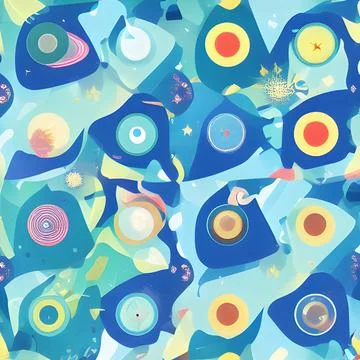 Galaxy space draw abstract background, nebula light sky, random element pat.. Stock Illustration