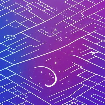 Galaxy space draw abstract background, nebula light sky, random element pat.. Stock Illustration