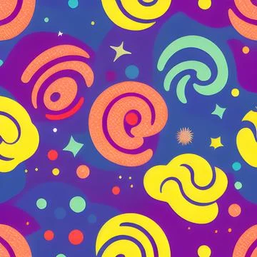 Galaxy space draw abstract background, nebula light sky, random element pat.. Stock Illustration