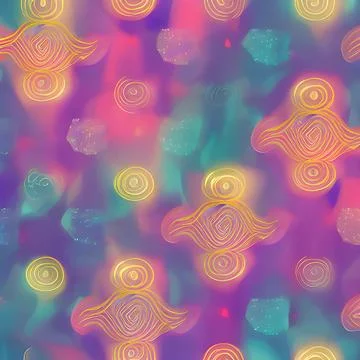 Galaxy space draw abstract background, nebula light sky, random element pat.. Stock Illustration
