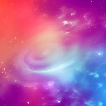 Galaxy space draw random background, nebula light sky, abstract element pat.. Stock Illustration