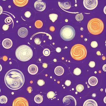 Galaxy space draw random background, nebula light sky, abstract element pat.. Stock Illustration