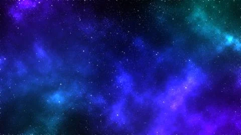 Galaxy space nebula background Stock Illustration