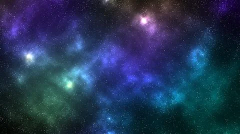 Galaxy space nebula background Stock Illustration