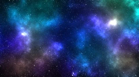Galaxy space nebula background Stock Illustration