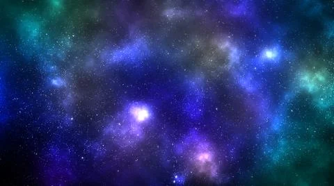 Galaxy space nebula background Stock Illustration