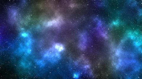 Galaxy space nebula background Stock Illustration