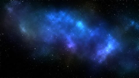 Galaxy space nebula background Stock Illustration