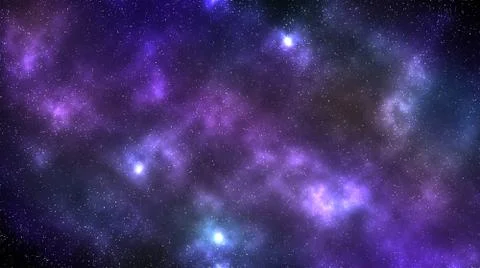 Galaxy space nebula background Stock Illustration