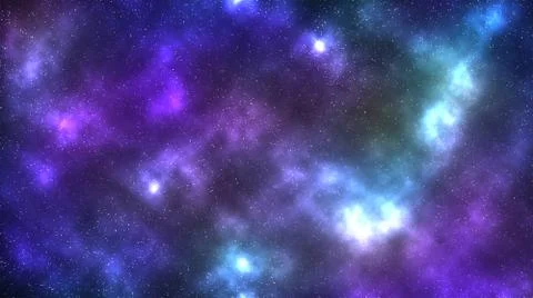 Galaxy space nebula background Stock Illustration