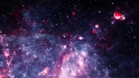 Galaxy Space Nebula Star Motion Background Stock Footage 164575356