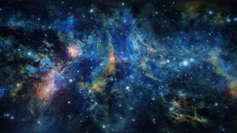 Galaxy Space Nebula Star Motion Background Stock Footage 164575400