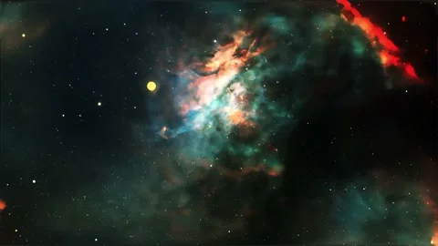 Galaxy Space Nebula Star Motion Background Stock Footage 164575455