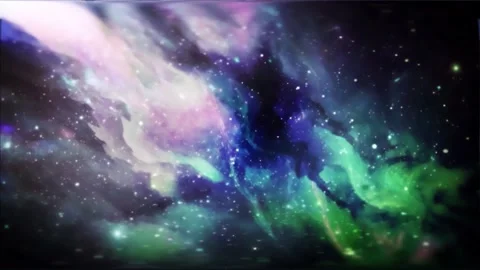 Galaxy Space Nebula Star Motion Background Stock Footage 164575577